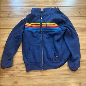 Aviator Nation navy zip up